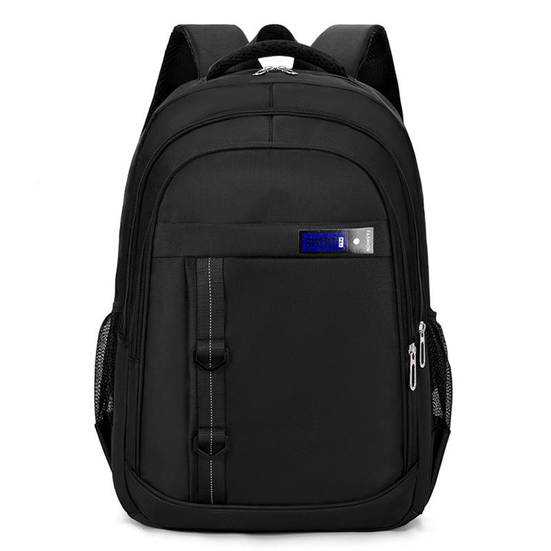 Black backpack computer bag travel backpack student bag leisure business backpack campus bag