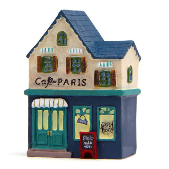 Mini Casa Model Peisaj Bonsai Figurina Ornament Gradina Micro Decor Desktop