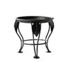 Iron Art Iron Flower Rack Black Mini Flowerpot Stand Creative Three-legged Plant Stand  Balcony