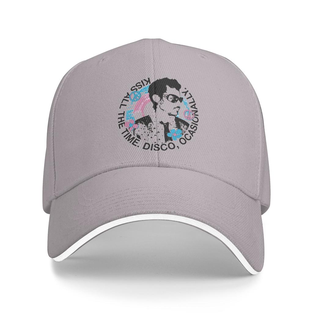 Kiss All The Time Disco Harrys Baseball Caps Hip Hop Styles Sandwich Hat Unisex Polyester Dad Hat Fishing