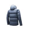 Anta Solid Color Hooded Zipper Versatile Casual Down Jacket Men Outerwear 952547901-6