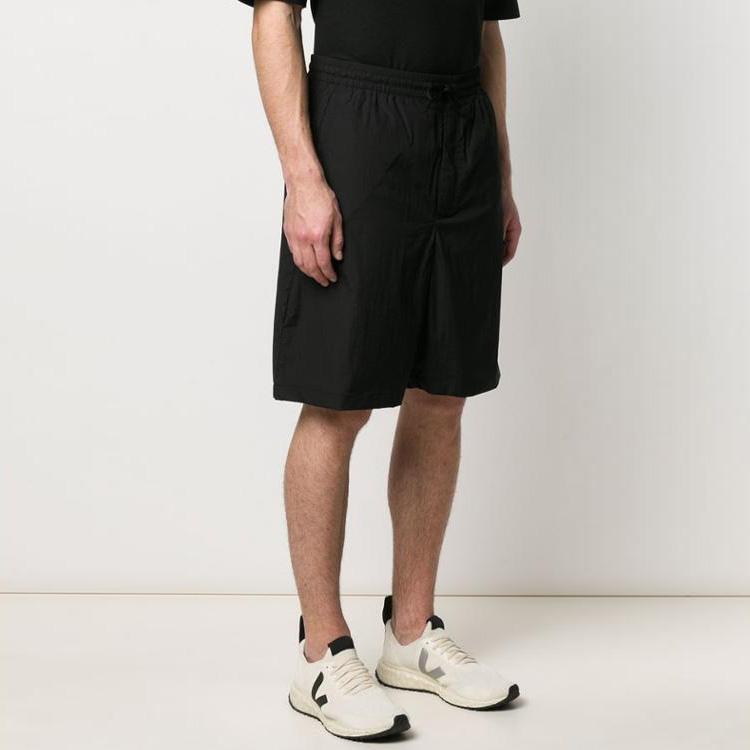 Y-3 Logo Cargo Shorts Men Bottoms Black FS3345