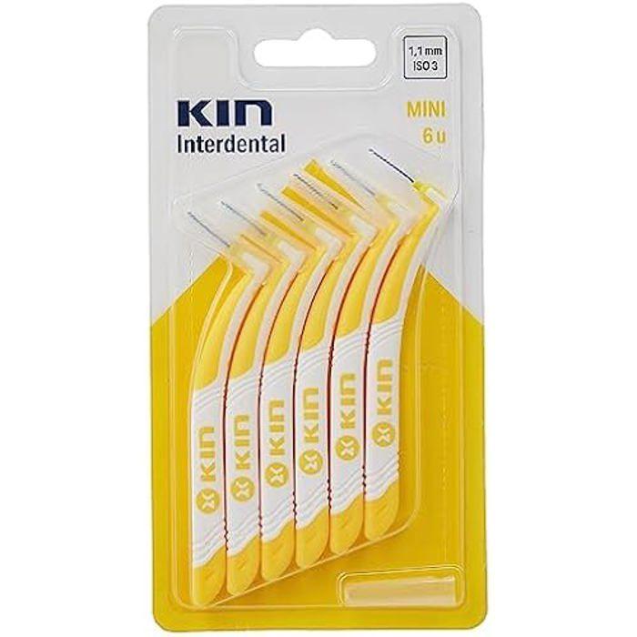 Interdentaire Mini 1,1mm - KIN - 6 unités - Hygiène dentaire - Léger - Adulte