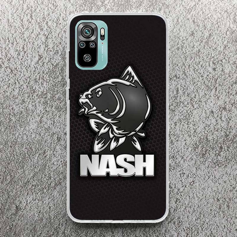 Nash Fishing Art Print Soft Case for Xiaomi Redmi Note 14 13 12S 11S Phone Shell 10 Pro Plus 11E 11T 12 11 10S 5G Cover Soft Cas