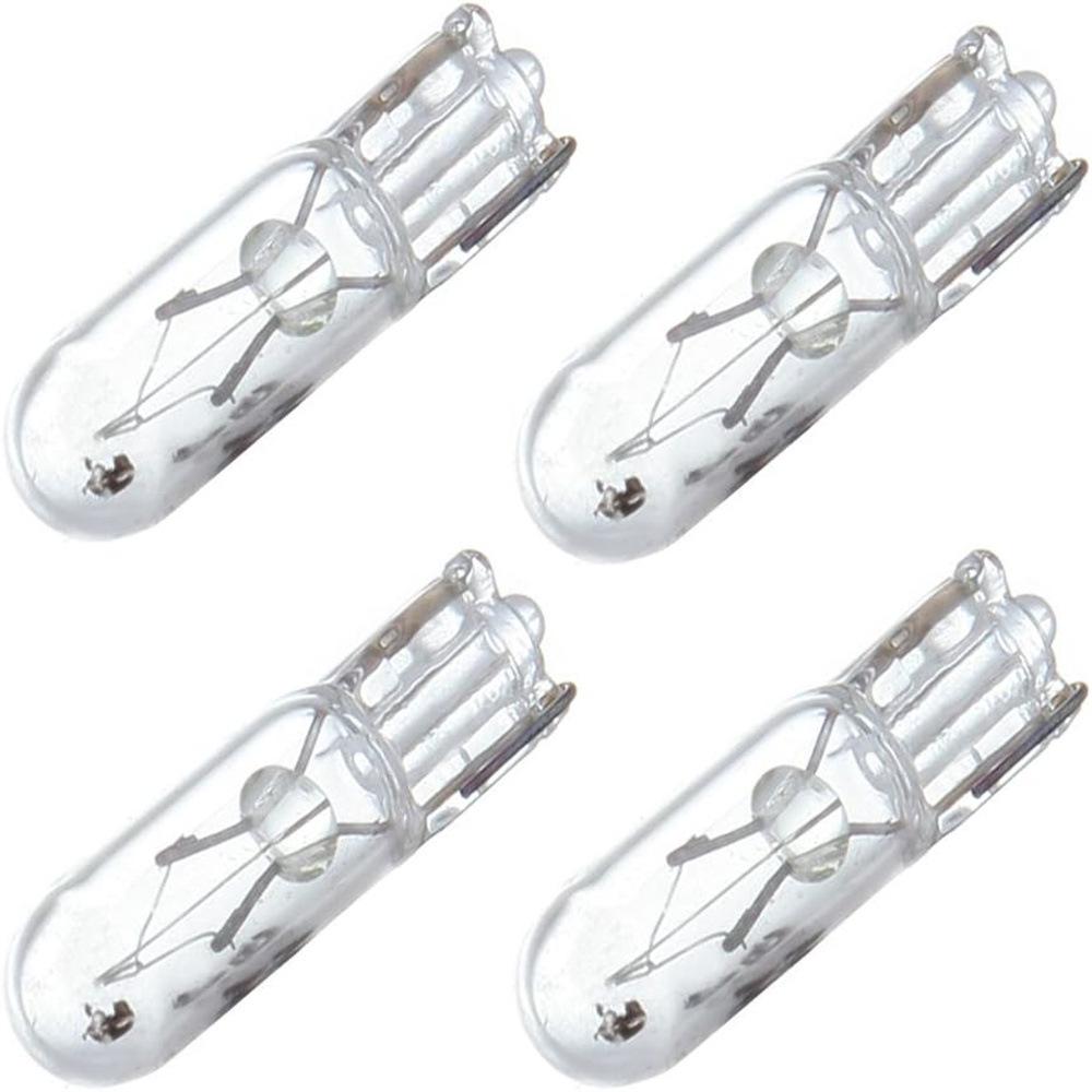 T5 2W 12V Halogen Bulb for Car: Instrument, Side, Reversing, Reading, Signal Lights