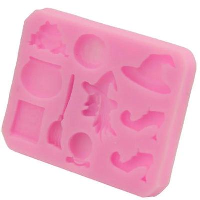 Halloween Home Party Decoration Sugar Silicone Mold Cake Decorating Tools Hat Pumpkin Pastry Baking Kitchen Bakeware Accessories