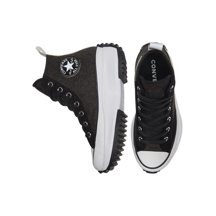 Run Star Converse Hike High 'Black Ice - Black Silver' 169437C