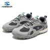 HOBIBEAR Damen Schnür-Barfuß-Sneaker | Breite Zehenbox & Zero-Drop-Technologie | Laufen, Sport, Fitnessstudio und Alltag Grau