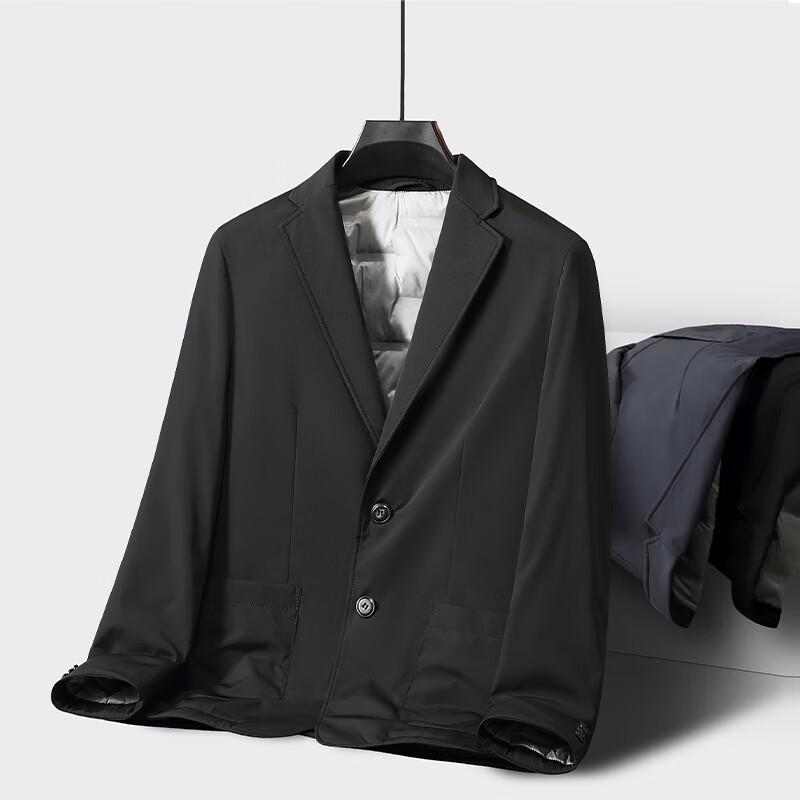 XueZhongFei Men's Short Goose Down Business Blazer X30145315F
