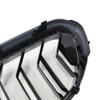 Double Slat Front Kidney Grille Fit BMW 5 Series G30 G31 2017-2020 Gloss Black