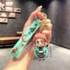 Cartoon Anime Ghost Annihilation Blade Key Chain Creative Silicone Charcoal Jiro Car Pendant Couple Bag Keychain