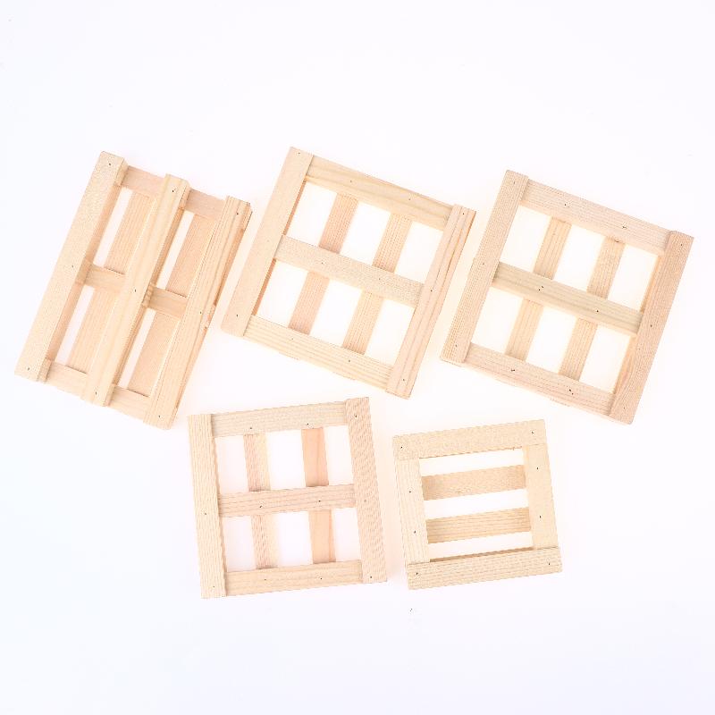 1 Pezzo Sottobicchieri in Pallet di Legno Cuscino per Vasi da Fiori Per Bevande Calde e Fredde Mini Sottobicchieri in Pallet di Legno