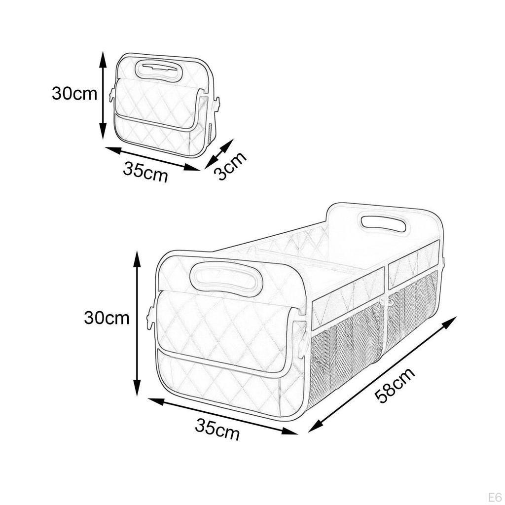 Car Trunk Storage Box Versatile Organizer