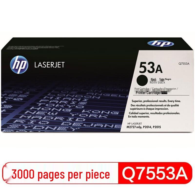 HP 53A (Q7553A) Original Black Toner Cartridge