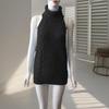2026 Spring Sexy Backless High Neck Sleeveless Knit Pullover Lingerie Sweater for Women - Girly Tuanzi Cos