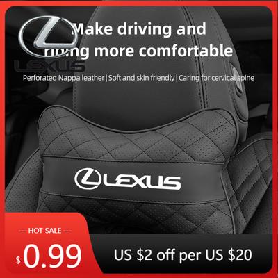 Interior Stickers Car Seat Head Support Cushion Lumbar Pillow Interior Accessories For FSPORT LBX NX RX 350h 450h ES UX 30
