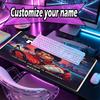 Custom Name Personalized Michael Jackson Pattern Mousepad, Laptop PC Desk Mat, Decorative Desk Mat for Home Keyboard Pad Gift