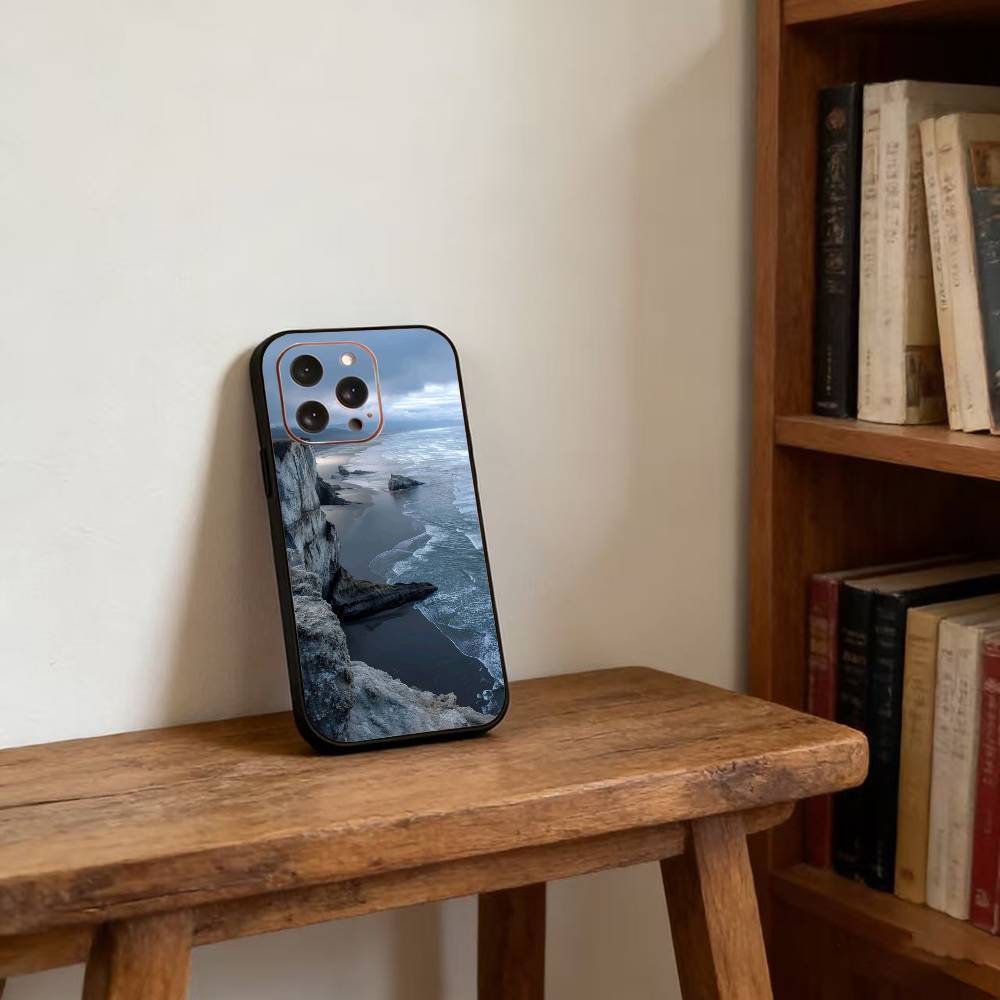 Marine Landscape Phone Case For iPhone17,16,15,14,13,12,11 Plus,Pro Magnetic with Magsafe Wireless Charging