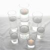 1pcs Clear Cylinder Glass Candle Holder   Floating Candles Round Vases  Wedding Living Room Decorative Party Supply LZT002