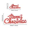 Christmas Decorations Merry Christmas Plating English Letters Christmas Tree Pendant Decoration Happy New Year Navidad 2025