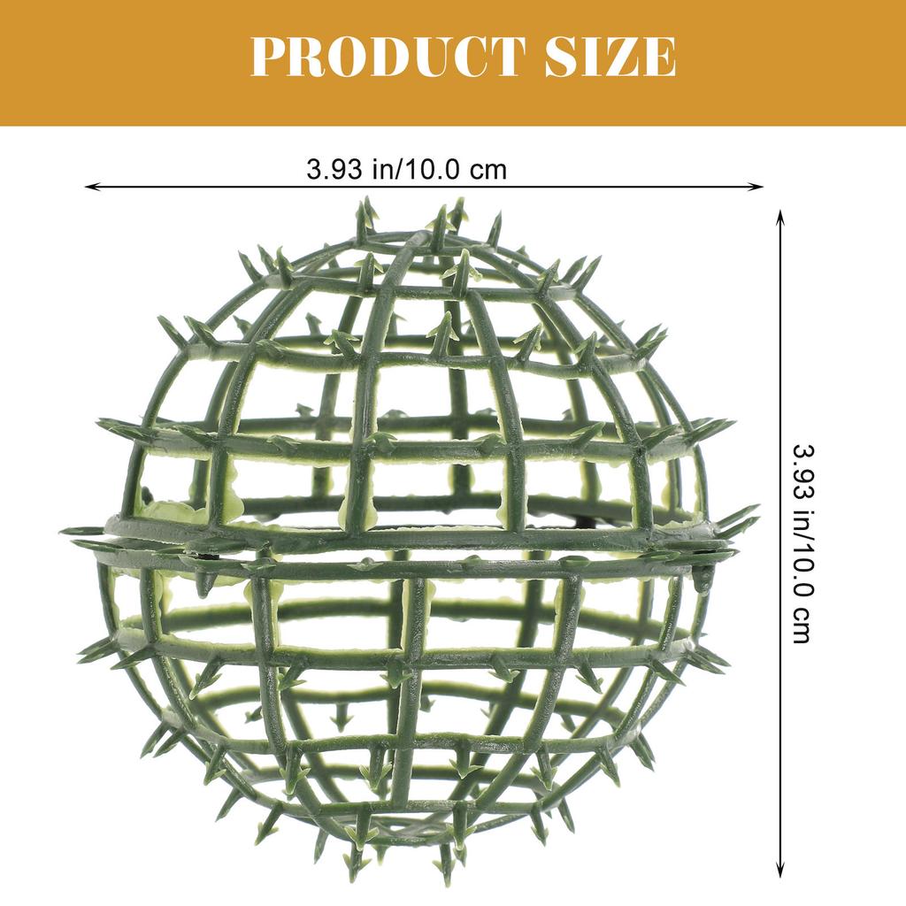 6Pcs Floral Holding Rack Grass Ball Ornament Shelf Decorative Flower Arranging Frame for Wedding Supplies Garden Art Stylish