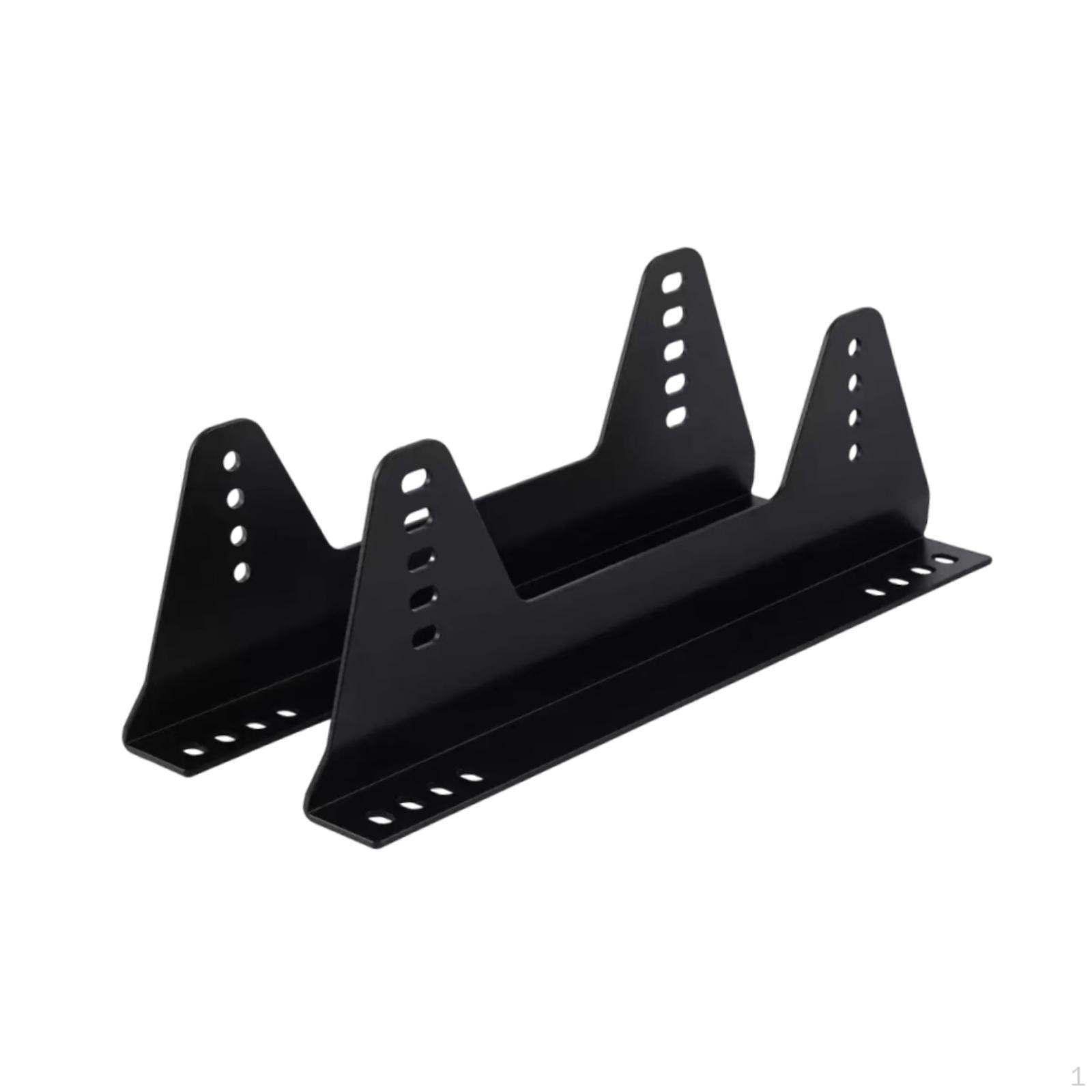 

Universal Race Seat Brackets Heavy Duty Iron Side Mount Adjustable Bucket