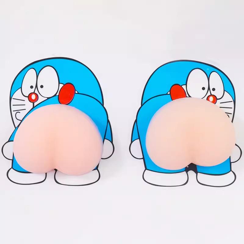 Shin-chan 3D Car Anti-collision Silicone Butt Stickers