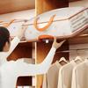 PVC Foldable Storage Bags with Handle Large Capacity Clothes Quilt Organizer Waterproof Moisture-proof Closet Organizer Bags