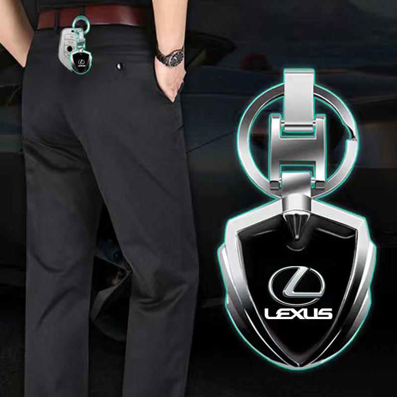 Car Key Chains Keyring Pendant Metal Keychain Holder Auto Accessories For Lexus GX460 CT200H ES Fsport GS GX IS LS LX NX RX UX