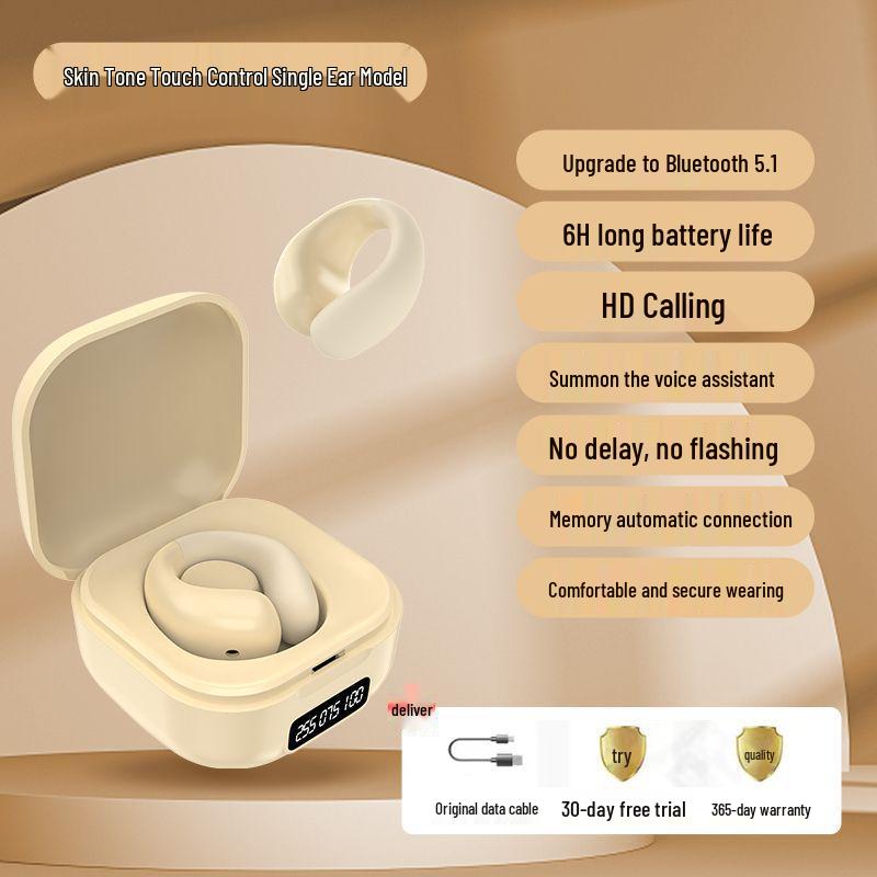 Bluetooth Earbuds: C9 TWS with Soft Silicone, LED Display, and Long Battery Life
