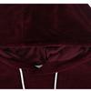 New Balance Velour Long Hoodie Burgundy