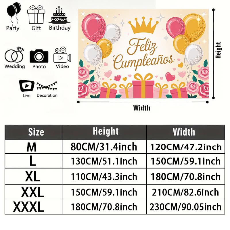 Party Backdrop Birthday Photo Booth Background Front Door Decor