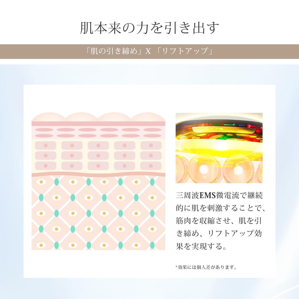 yete Facial Beauty EMS Facial Beauty Facial Beauty Light Heat EMS 4 3 Skin Skin Eye USB Anniversary for Home Includes Japanese Instruction Manual