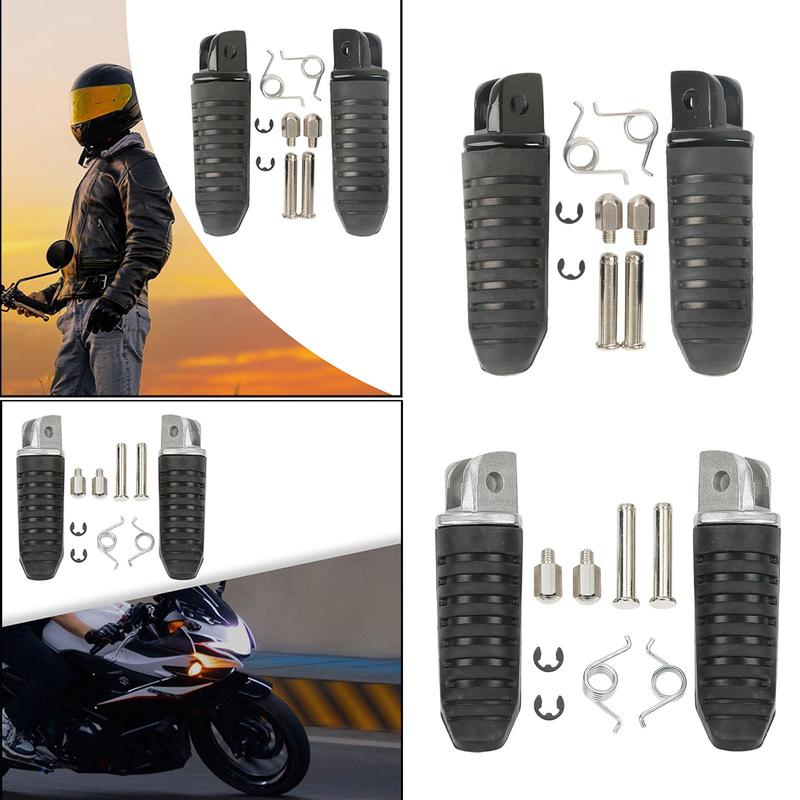 2x Motorcycle Front Footrests Front Foot Pegs for Suzuki GSX1400 B-king