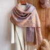 Fashion Thick Soft Cashmere Luxury Brand Jacquard Scarf Women Winter Poncho For Lady Casual Neckerchief Bandana Shawl Headband