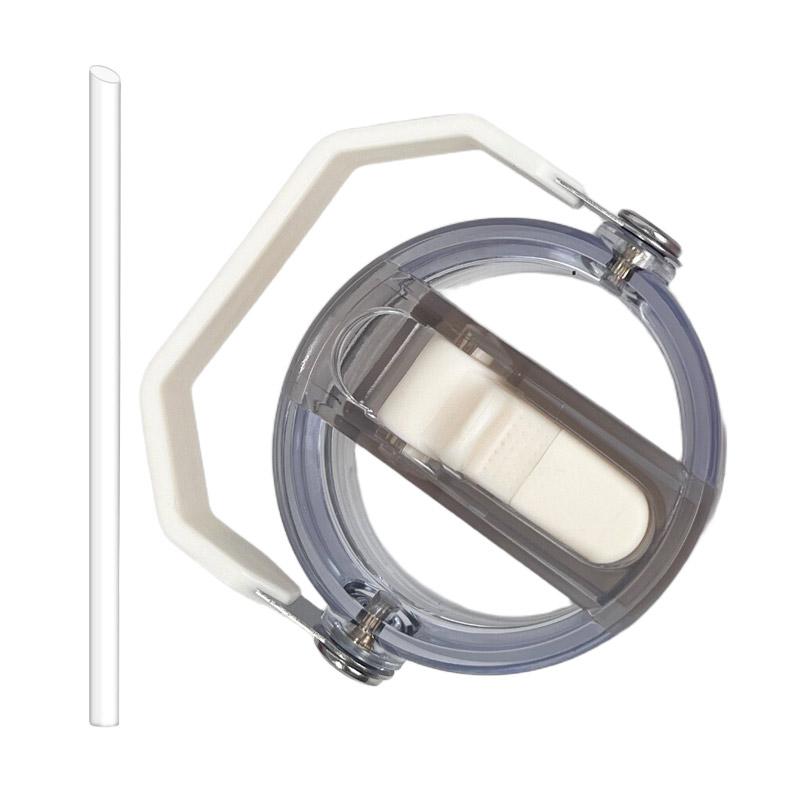 Para Taza Stanley IceFlow de 20/30oz Tapa a Prueba de Derrames Reemplazable Protección Ambiental Accesorios Creativos para Taza con Pajita en Espiral