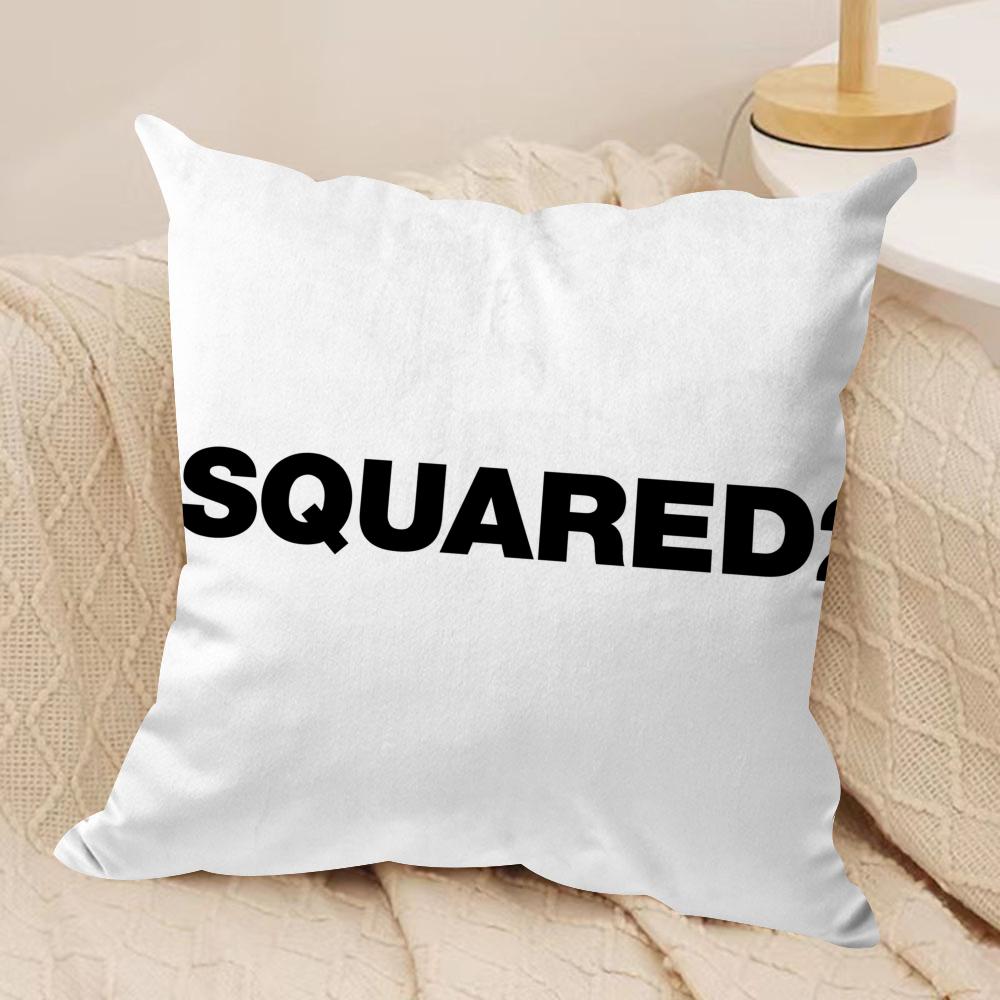 

Модная наволочка D-Dsquared2 из шелковистого короткого плюша для диванной подушки, с потайной молнией, мягкий пылезащитный чехол для домашнего декора 30cmx30cm