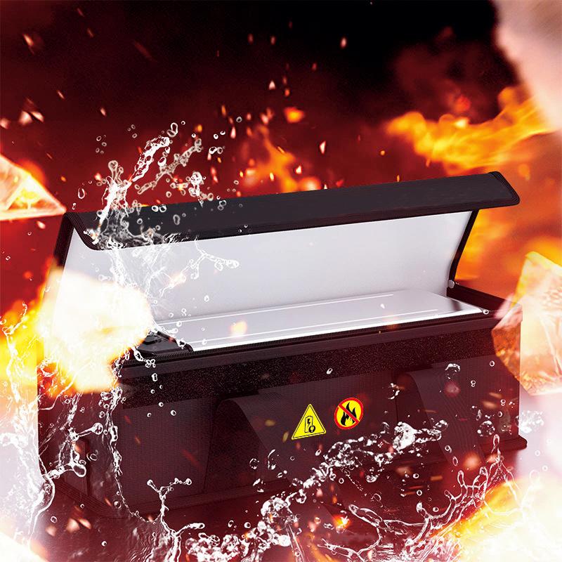 Battery Storage Bag for Electric Bicycle Portable Explosion Proof Lipo Bag E-Bike Fire Resistant Battery Charging Protection Bag