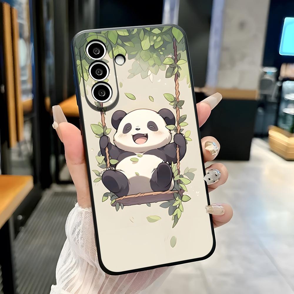 

Cute Panda Phone Case For Samsung S26 S25 Plus S20 S20 Plus S22 Ultra S23 FE S21 Plus S21 Ultra Soft Cover Samsung S23