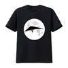 Moon Hang Glider T Shirt for Men and Women Ideal Gliding Teachers Hanggliding Enthusiasts Airsport Lovers Vintage Washed