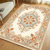 Retro Countryside Style Area Rug Non Slip Washable Floor Carpet for Living Room Bedroom Study Home Decor