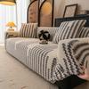Modern Simple Velvet Feeling High End All Inclusive Light Luxury Houndstooth Sofa Cover Cover Thickened Anti Freeze Buttocks