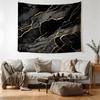 Luxury Gold Marble Wall Tapestry Abstract Art Wall Hanging Tapestry Modern Aesthetic Wall Decor For Living Room Bedroom Dorm