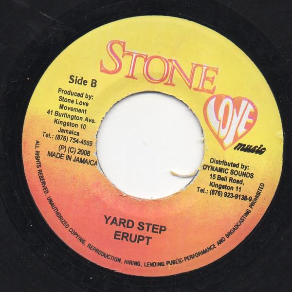

7inch Record ERUP - Yard Step (Edited) NONE Stone Love Musi 2008 Jamaica Reggae, Ska & Dub Used