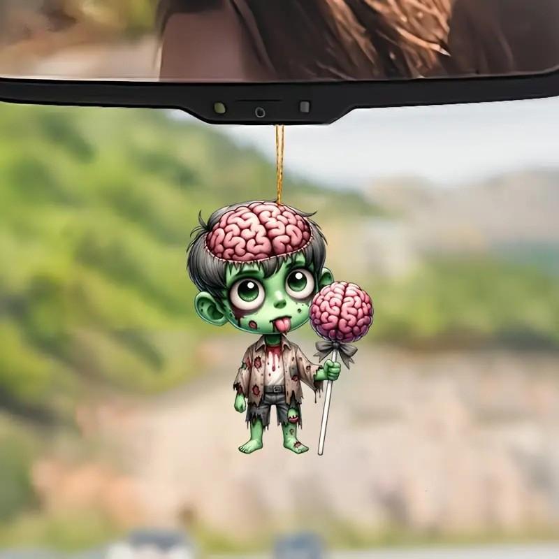 Acrylic Cartoon Adorable Car Rearview Mirror Accessory Colorful Interior Decor Hanging