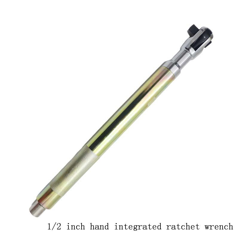 1 Satz Knarrenschlüssel Hohes Drehmoment Auto Reparaturwerkzeug Offset Schlagverlängerungsschlüssel 1/2 Manuell Automatisch All-in-One 4 Adapter