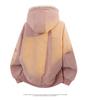 Unisex American Style Mountain Eagle Fur Collar Hooded Winter Coat - Thick Velvet Lined for Warmth and Cold Protection