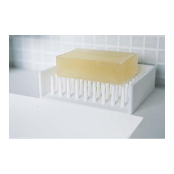 Yamazaki Jitsugyo Drainer Soap Tray Mist White 2991