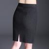 Large Size High Waist Hip Hugging Knitted Half Skirt Yarn Versatile Skirt