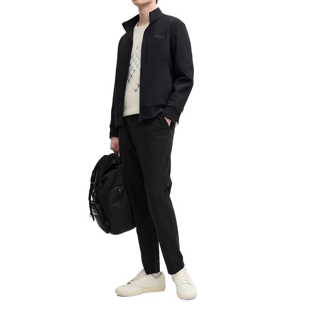 New FILA Jackets Coats Men's Jet Black F11M518502F-BK